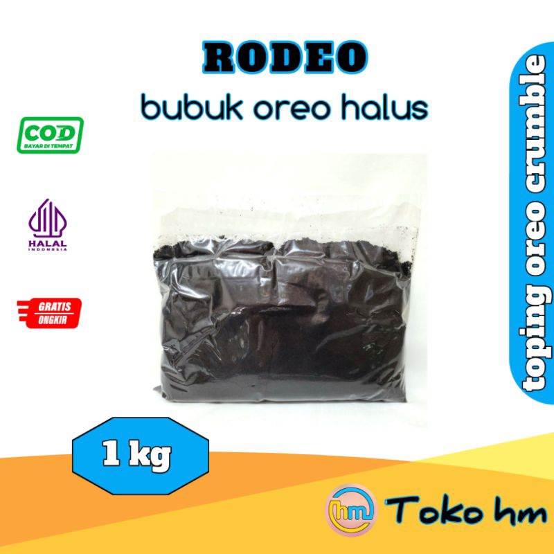 

toping oreo halus / toping oreo rodeo kemasan 1 kg