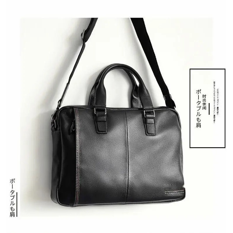 Tas Kerja  Pria Kulit Asli - Tas Jinjing Kapasitas Besar