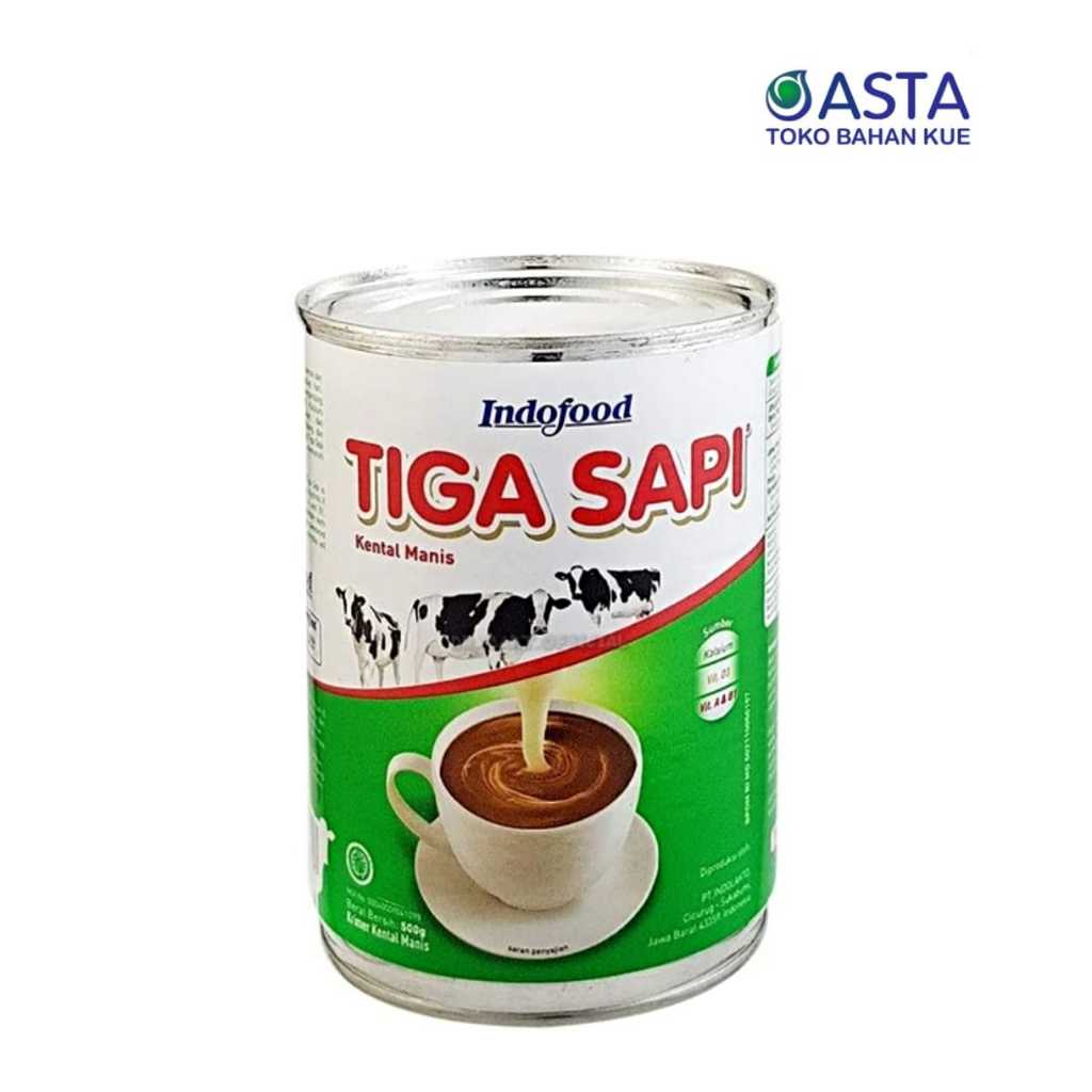 

Susu Kental Manis Tiga Sapi 490 Gr