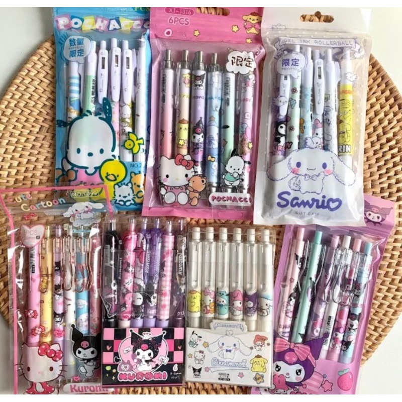 

Pulpen Gel Mekanik Isi 6Pcs Motif Karakter Lucu Alat Tulis Motif Karakter