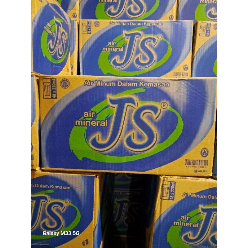 JS Air Mineral 220 ml 1 dus isi 48