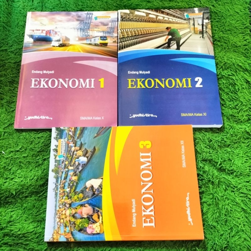 ORIGINAL BUKU EKONOMI KELAS 10 11 12 SMA/MA KURIKULUM MERDEKA YUDISTIRA