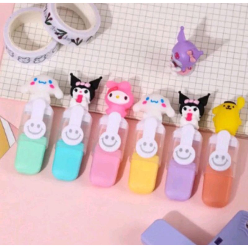 

Stabilo sanrio lucu / stabilo / stabilo sanrio / stabilo lucu / stabilo karakter lucu / stabilo highlighter sanrio lucu