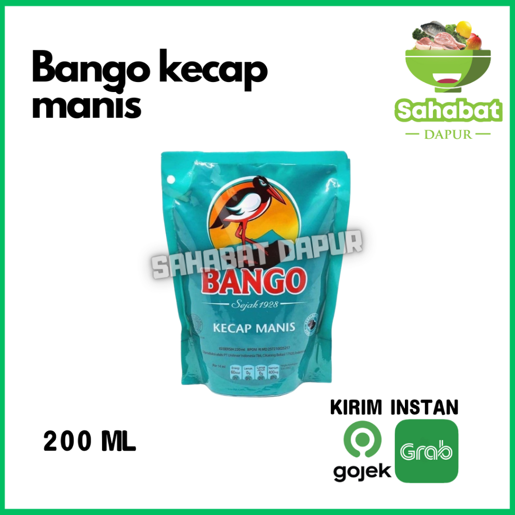 

Kecap Manis Bango / Kemasan Refill 200ml - Sahabatdapur