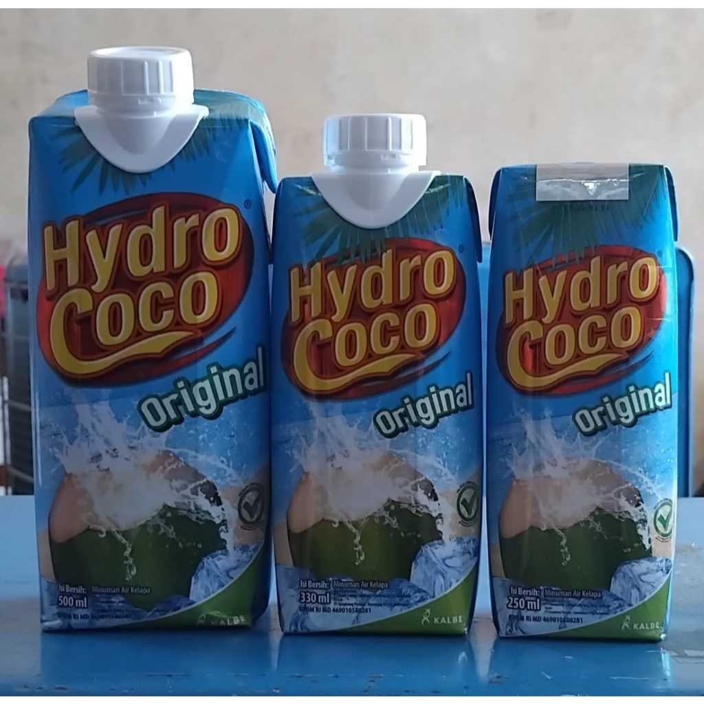 

Hydro Coco Original Varian Ukuran 250 , 330 , 500 ml