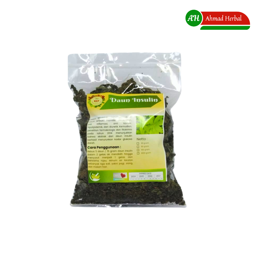 

Daun Insulin Kering Herbal Diabetes 50 gram RKP