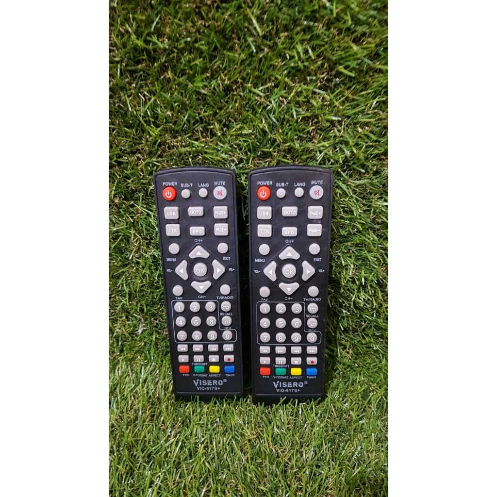 REMOTE Multi Set Top Box VISERO VIO-817S  Plus STB DVB T2