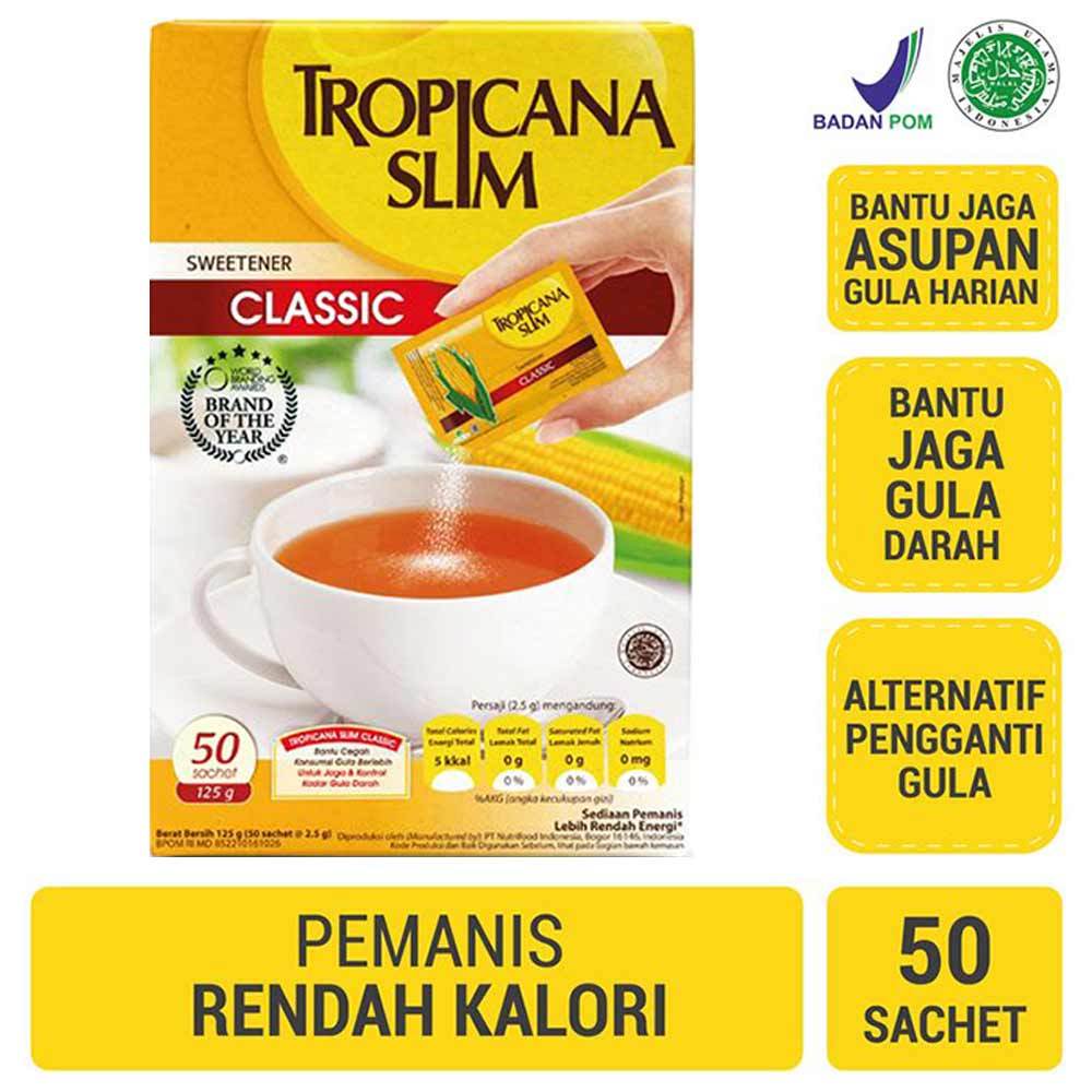 

Tropicana Slim Sweetener 50X2.5G