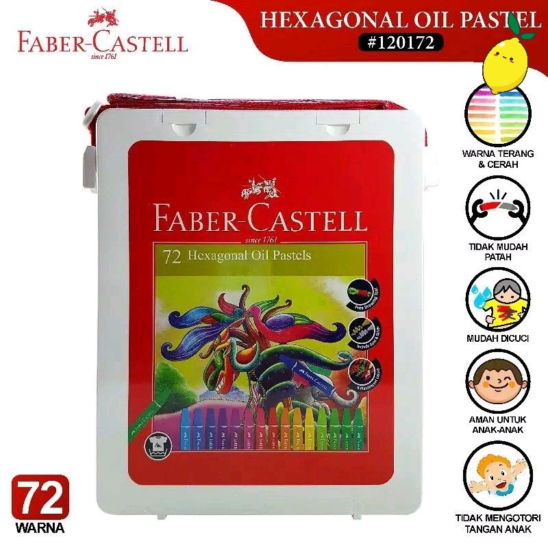 

Faber Castell Oil Pastel 72 Warna Crayon 72 Colour