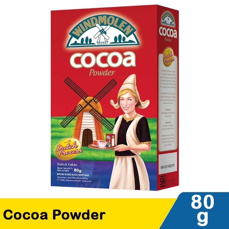 

Cocoa Windmolen Powder 80g