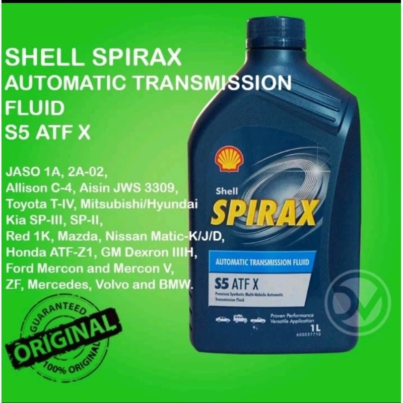 1 Dos shell spirax S5 ATF X liter Original