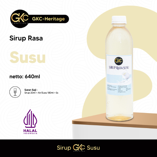 

Sirup Rasa Susu 640ml Minuman Syrup Milk Gkc Heritage