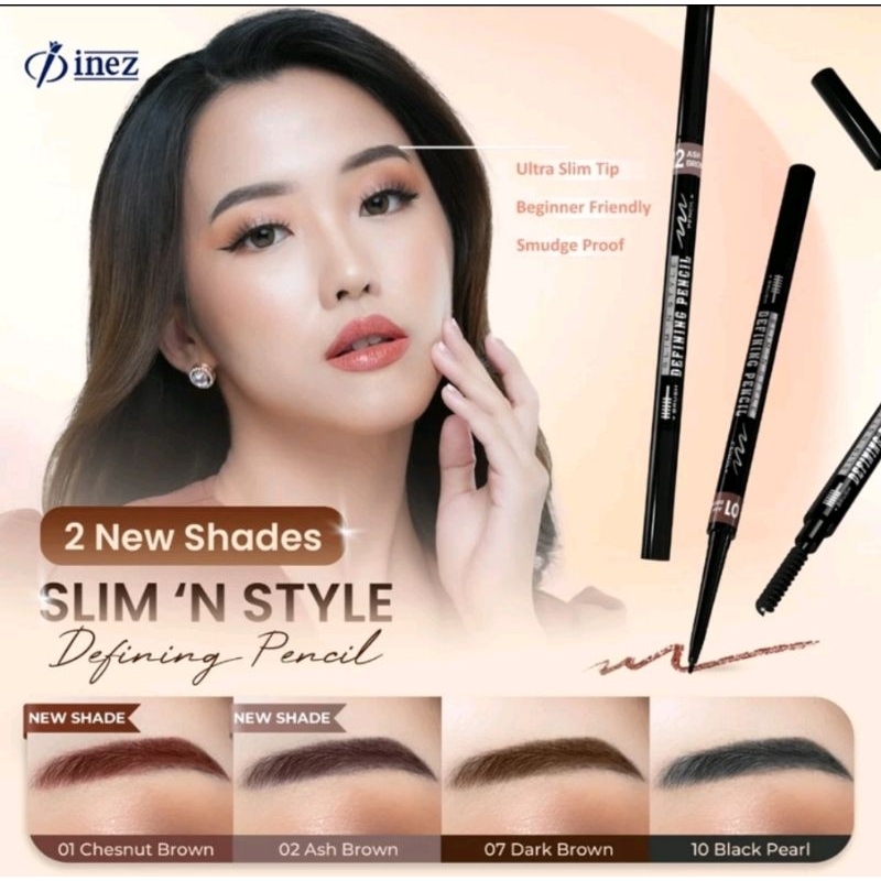 

INEZ Eyeliner Slim n Style Defining Pensil PRODUK ORI