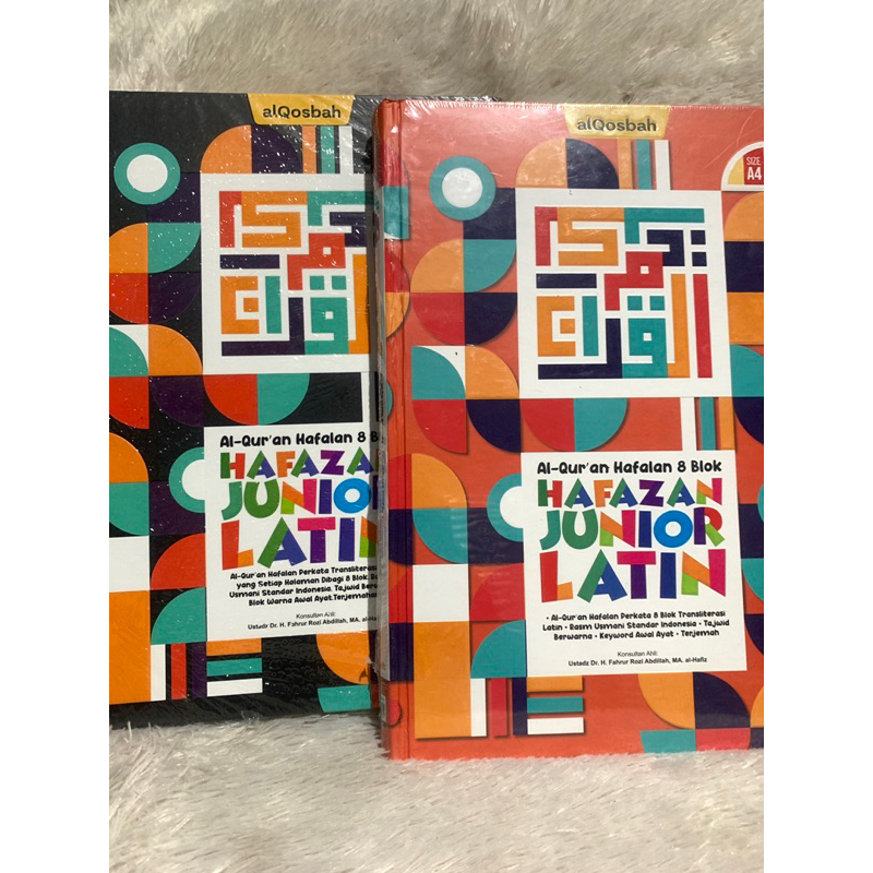 Al Quran Jumbo Junior Perkata Latin A4 / Al Quran Hafazan Junior A4 Latin Perkata 8 Blok