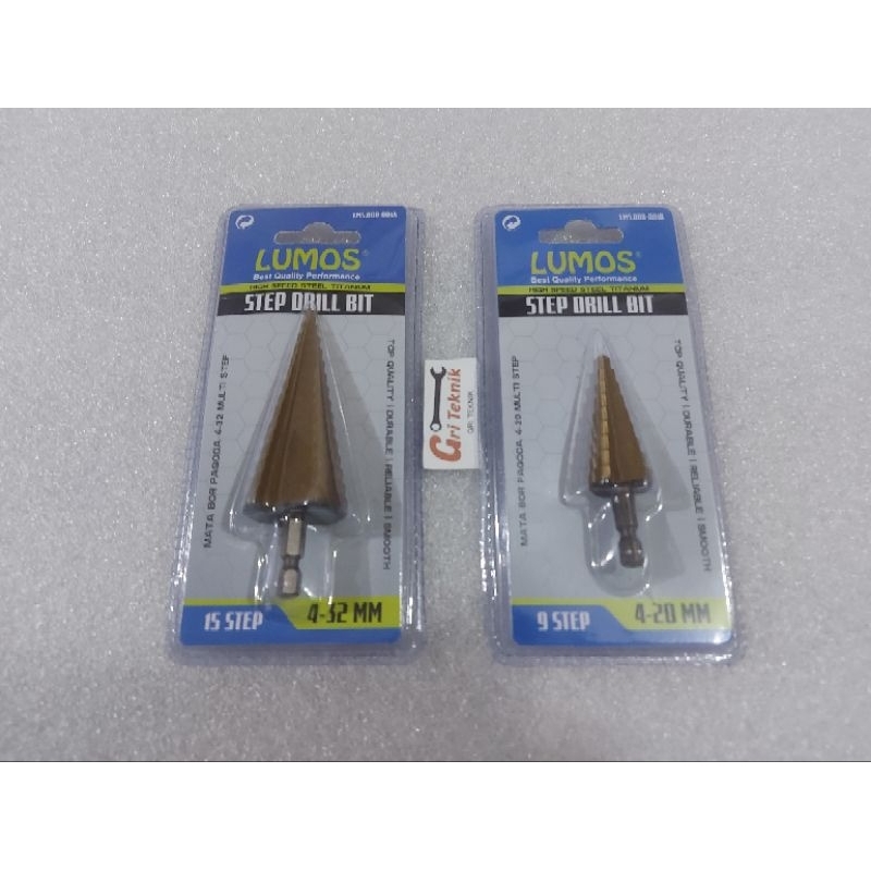 STEP DRILL BIT LUMOS / MATA BOR PAGODA / MATA BOR BESI PAGODA / MATA BOR MULTI STEP / MATA BOR PAGOD