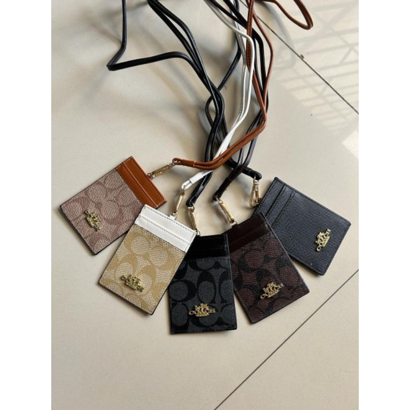 

restock 2025 Kalung id card Coach id lanyard name tag kantor cewek wanita cowok C