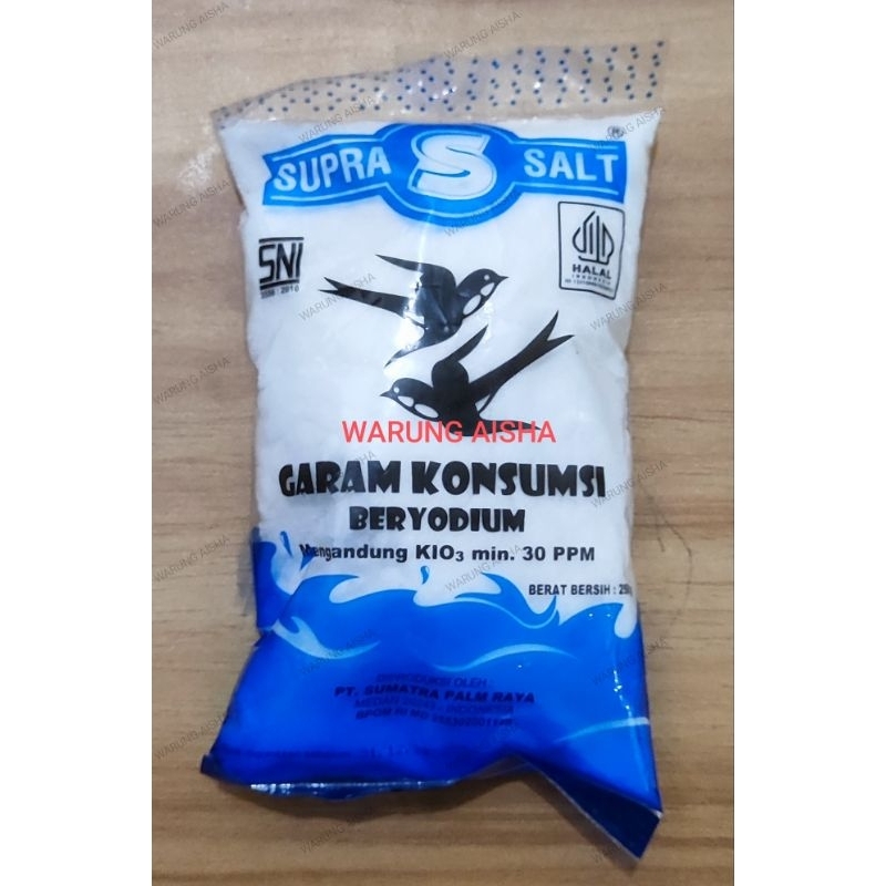

Garam Dapur Supra Salt 250 gram