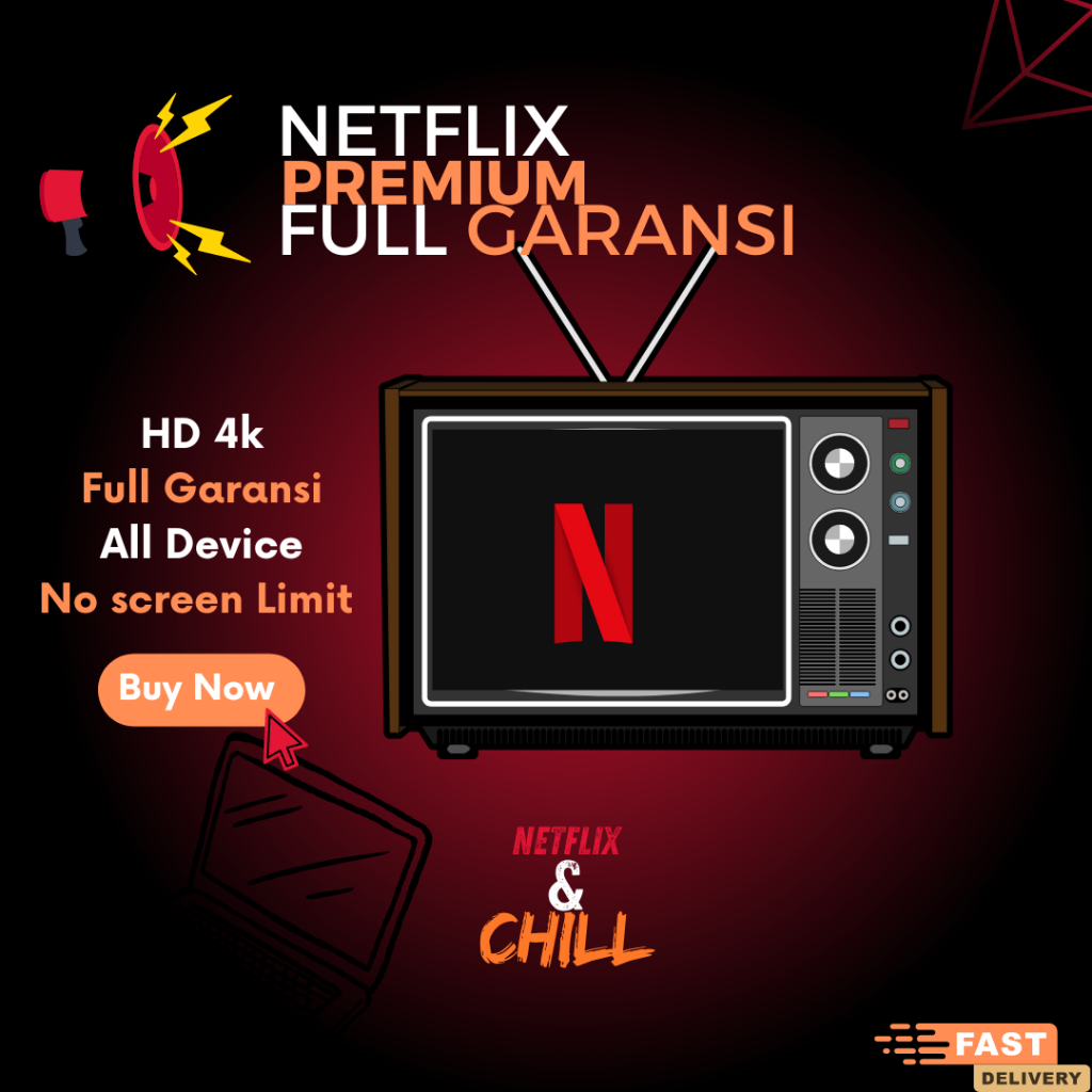NETFLIX PRIVATE ANTI SCREN LIMIT LEGAL BERGARANSI 100%