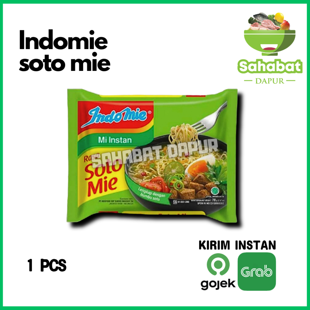

Indomie Soto Mi / Mi Instan / Mi Kuah 1pcs - Sahabatdapur