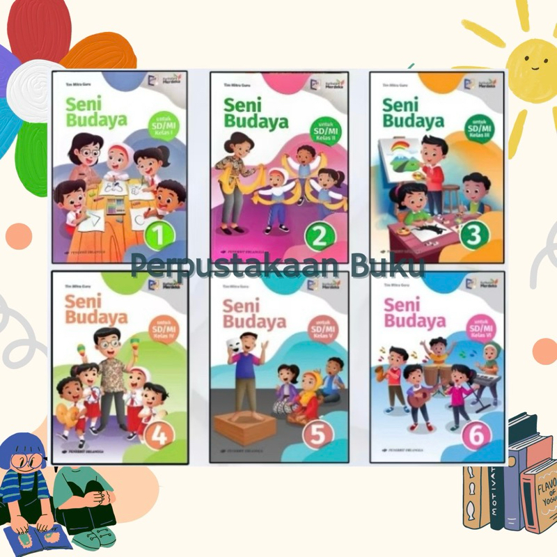 

BUKU SENI BUDAYA SD / MI KELAS 1 2 3 4 5 6 - PENERBIT ERLANGGA KURIKULUM MERDEKA