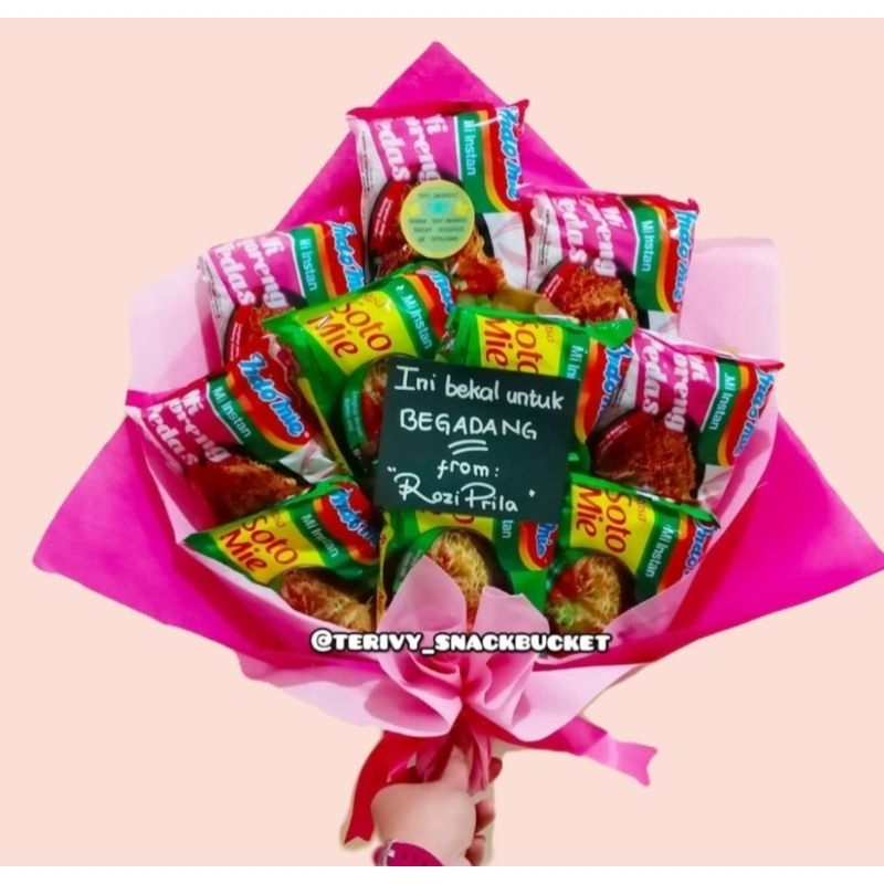 

Indomie Bouquet / Buket mie instan Terivy