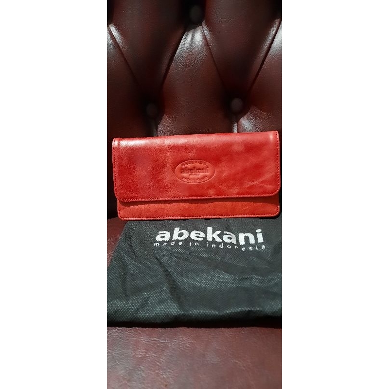 Dompet kulit Abekani