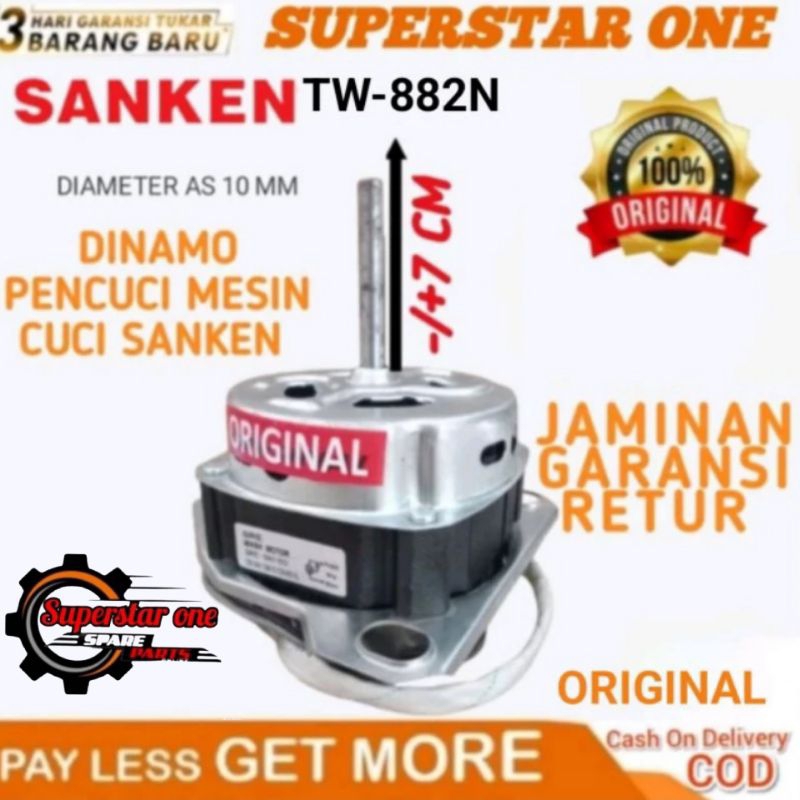 Dinamo pencuci mesin cuci sanken tw-882n/TW-882N