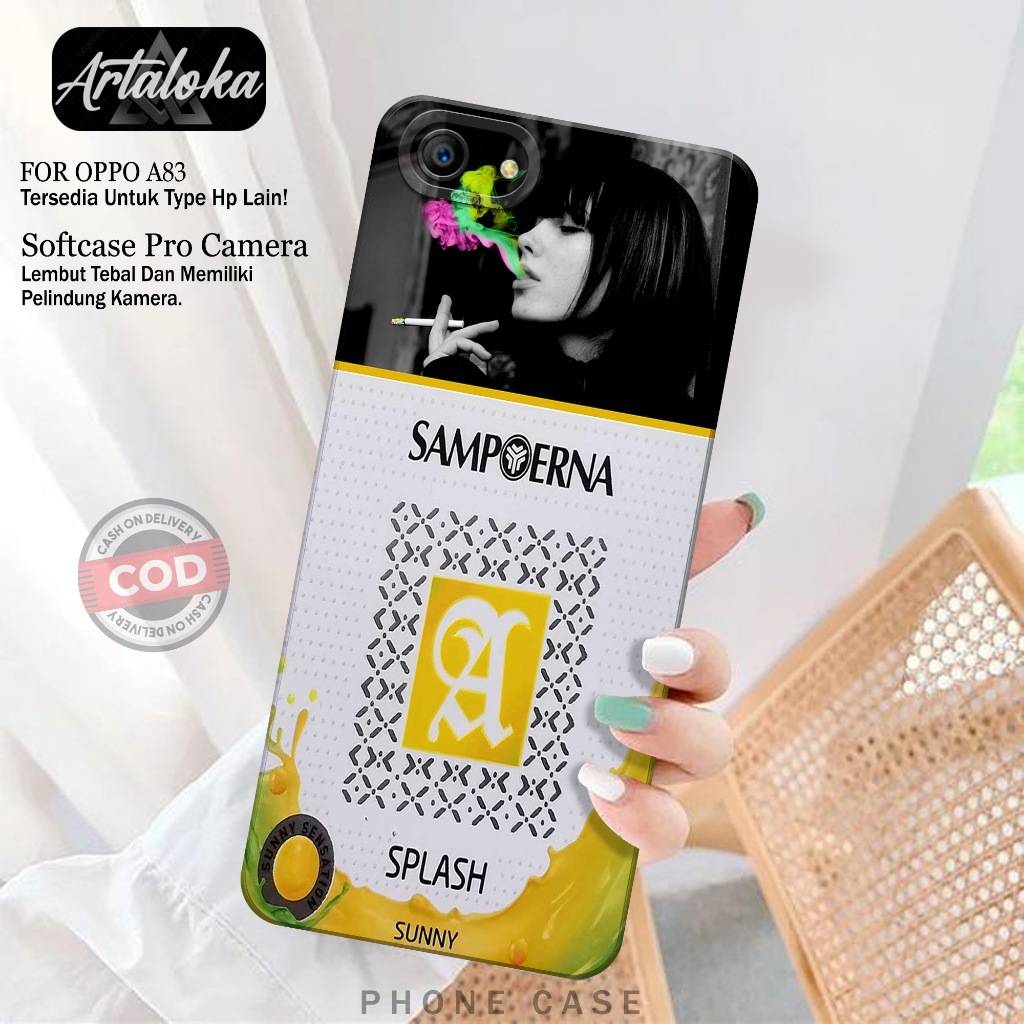 Case Hp OPPO A83 Fashion Case RK Softcase OPPO A83 Silikon TPU Pro Camera Casing OPPO A83 Cover Hp C
