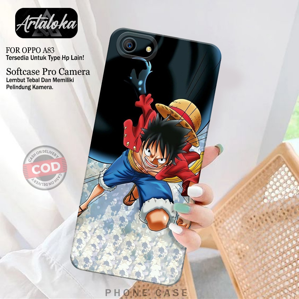 Case Hp OPPO A83 Fashion Case Anime Softcase OPPO A83 Silikon TPU Pro Camera Casing OPPO A83 Cover H