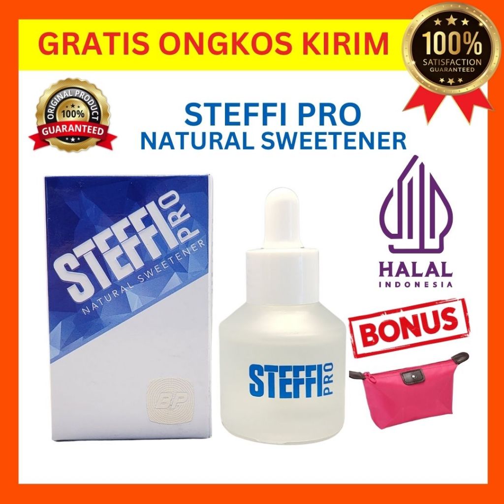 

STEFFI PRO NATURAL SWEETENER STEVIA PENGGANTI GULA 100% ALAMI SEHAT MANIS