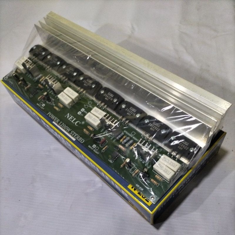 KIT POWER SANKEN II 1200 WATT STEREO LENGKAP DRIVER 1200 WATT NELC  N232