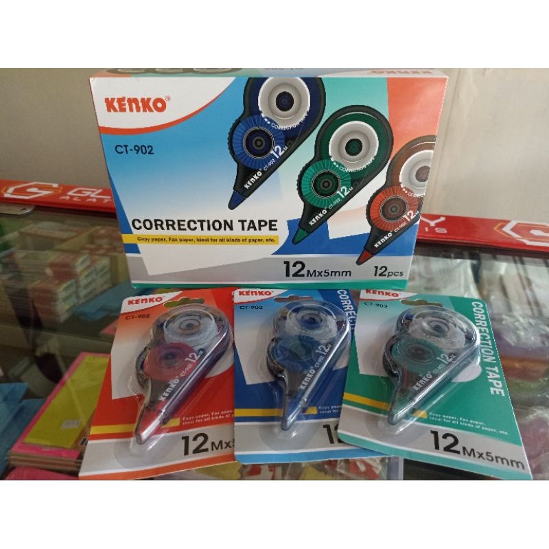 

Tipe-X Kenko/Penghapus Kertas/Tipe-X Kertas Kenko (12M x 5mm)