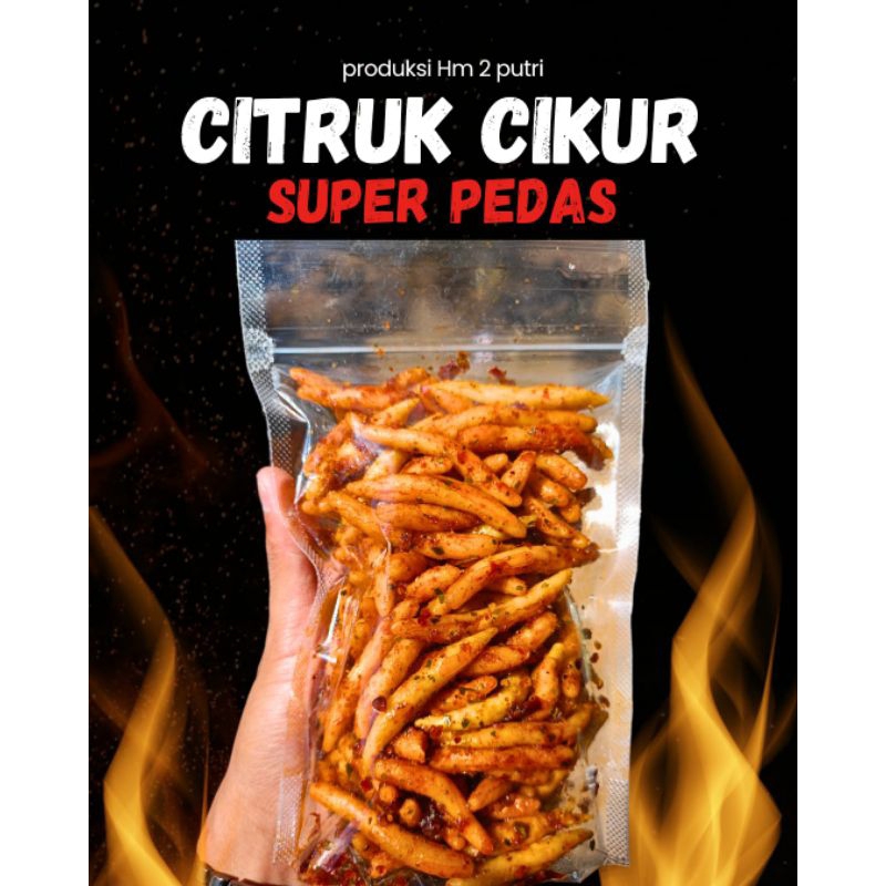 

Snack Viral Citruk Cikur Pedas Gurih Manis