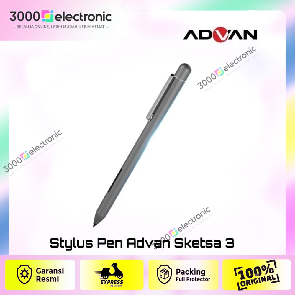 Advan pen stylus & Keyboard + Flip cover Sketsa 3, Vx Lite, Neo, Tab A10 , V8 , Xtab , A8 - ORIGINAL