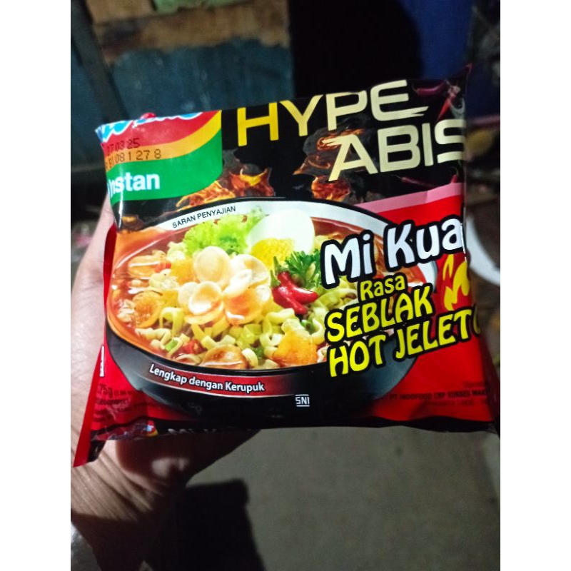 

indomie kuah seblak jeletot 1pcs