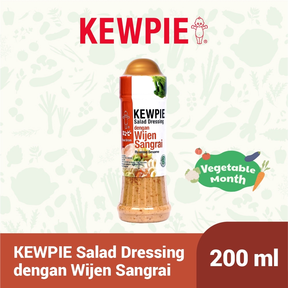 

Kewpie Salad Dressing Roasted Sesame/ Saus Wijen Sangrai 50ml, 200ml