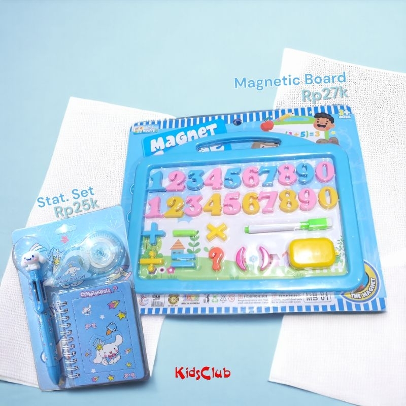 

Stationary / set tulis/ papan tulis saja