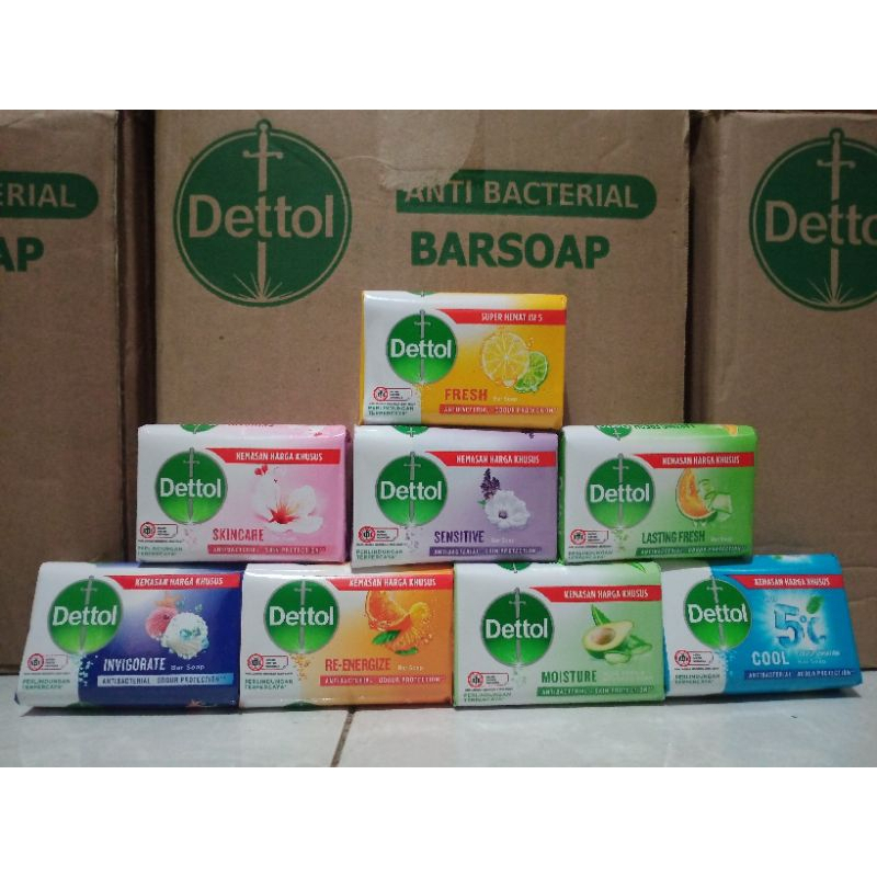 Dettol sabun mandi batang 100gr