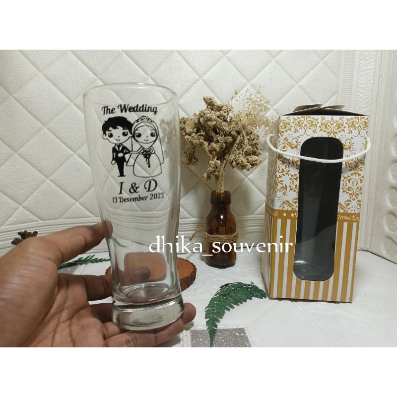 Souvenir Gelas Jus kemas box