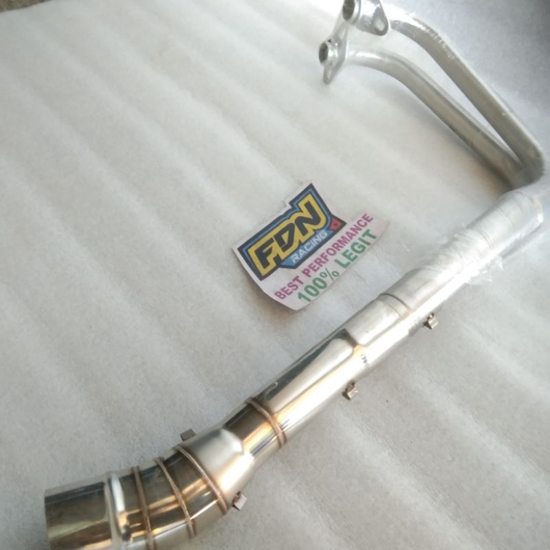 PIPA HEADER RACING UNDERBELLY INTEL 50MM UNTUK NINJAFI250/NINJACARBU250/CBR250RR/MT-25.