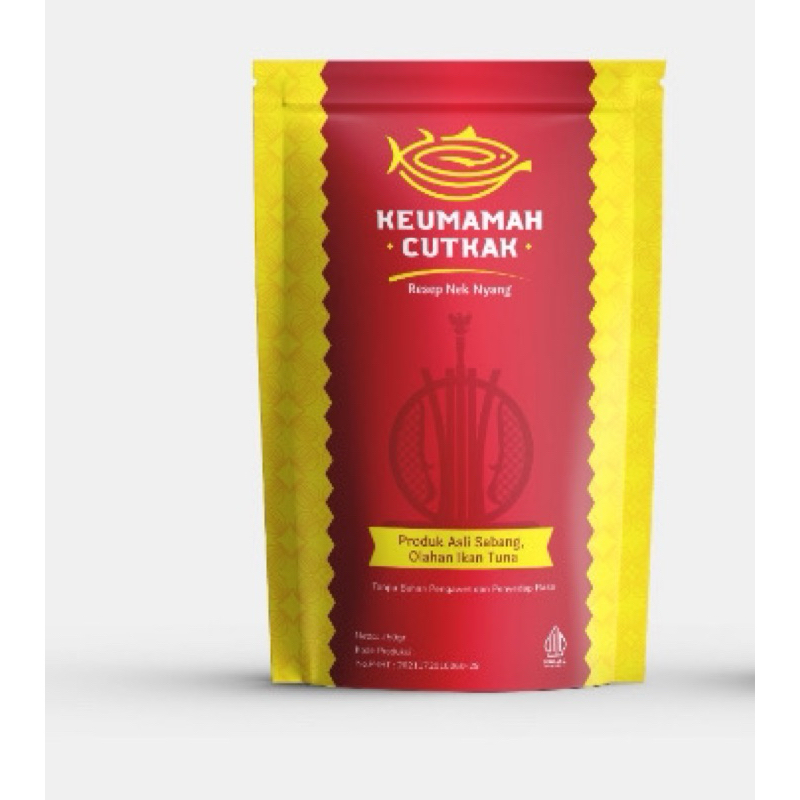 

Keumamah Cutkak pouch 250gr original @83k / pedas @85k
