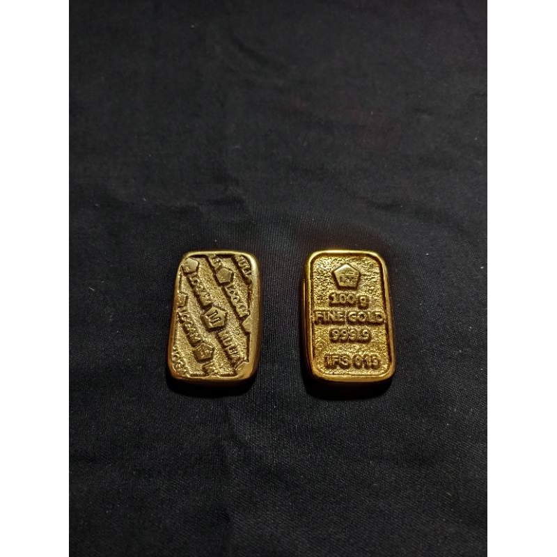 Miniatur Emas Batangan 100 gr Diecast Fine Gold 999.9