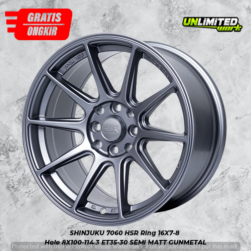 velg concave hsr r16 untuk mobil avanza xenia vios city hsr shinjuku ring 16