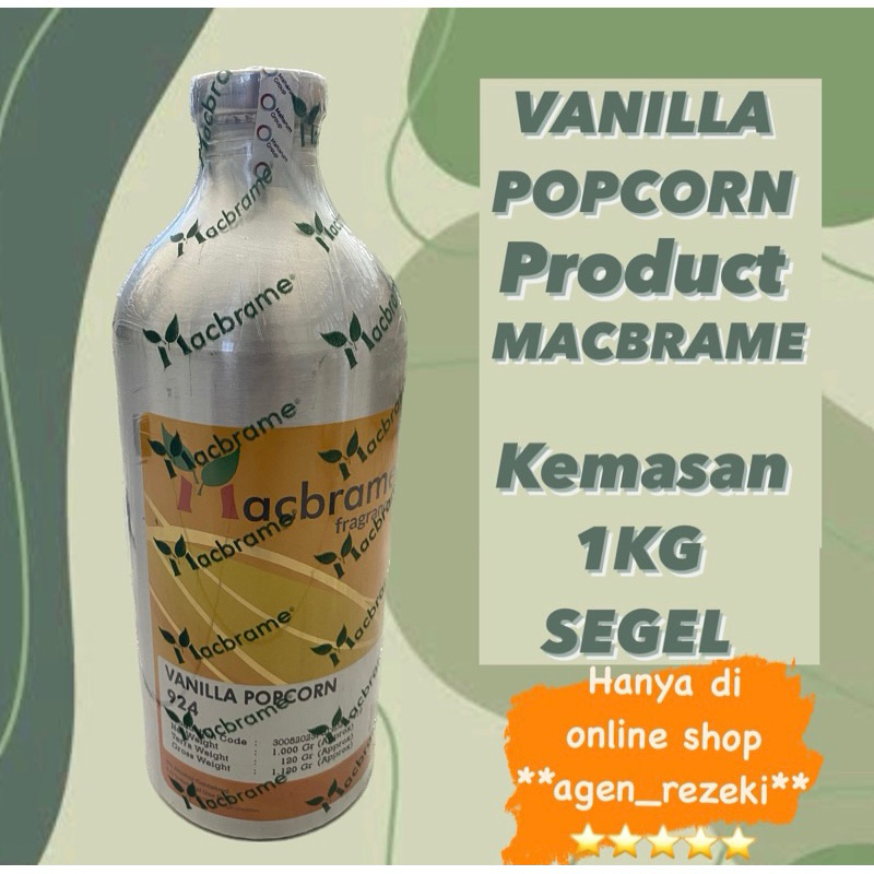 VANILLA POPCORN MACBRAME 1KG SEGEL
