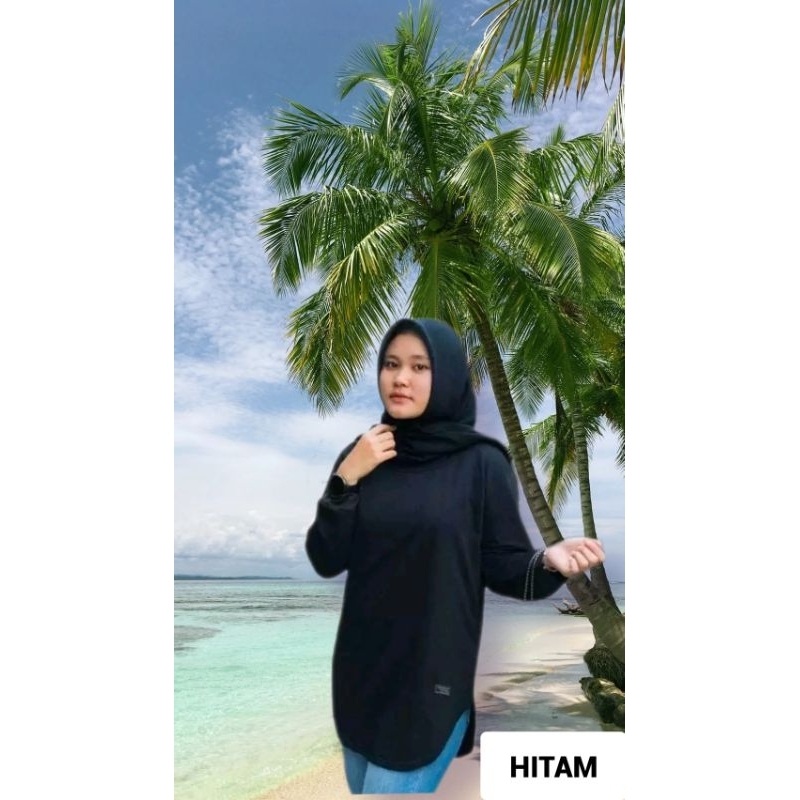 Hot Product BestPromo Kaos Wanita Lengan Panjang Premium Size L Xl Xxl Zola Zolaqu Jumbo Kaos Polos