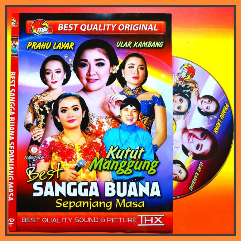 Kaset Video MP5 Musik 62 Lagu Jawa Campursari SANGGA BUANA Album Prahu Layar Pilihan Sepanjang Masa