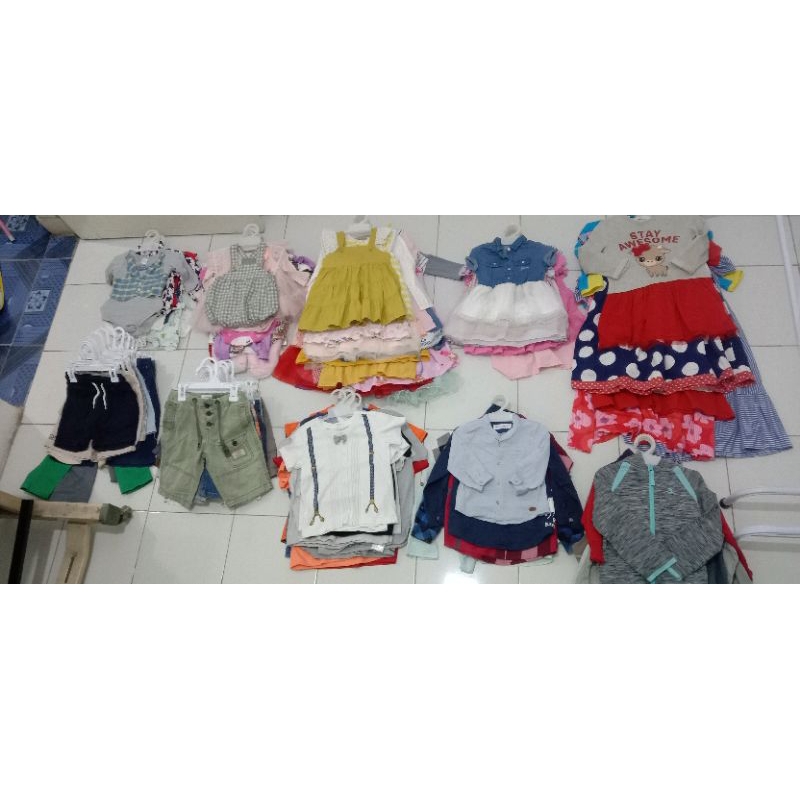 paket usaha baju anak thrift