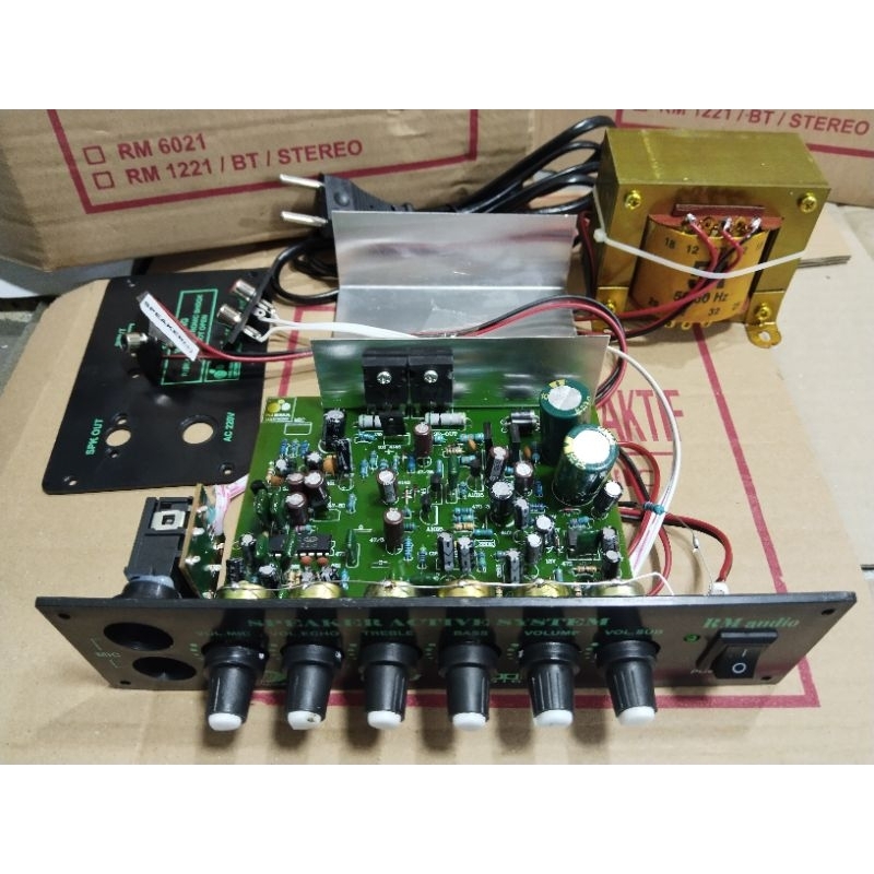 ORI100% Kit Power spiker aktif mono Echo+Trafo 5 amper