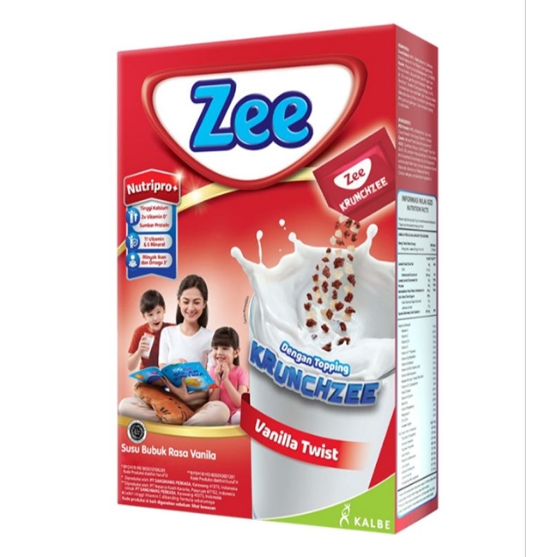 

Zee Susu Bubuk Krunchzee Vanilla Twist 337.5 gram