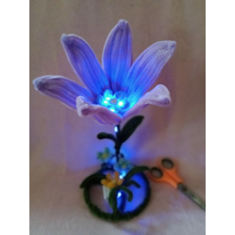 Bunga lampu bulu mercy kawat bulu